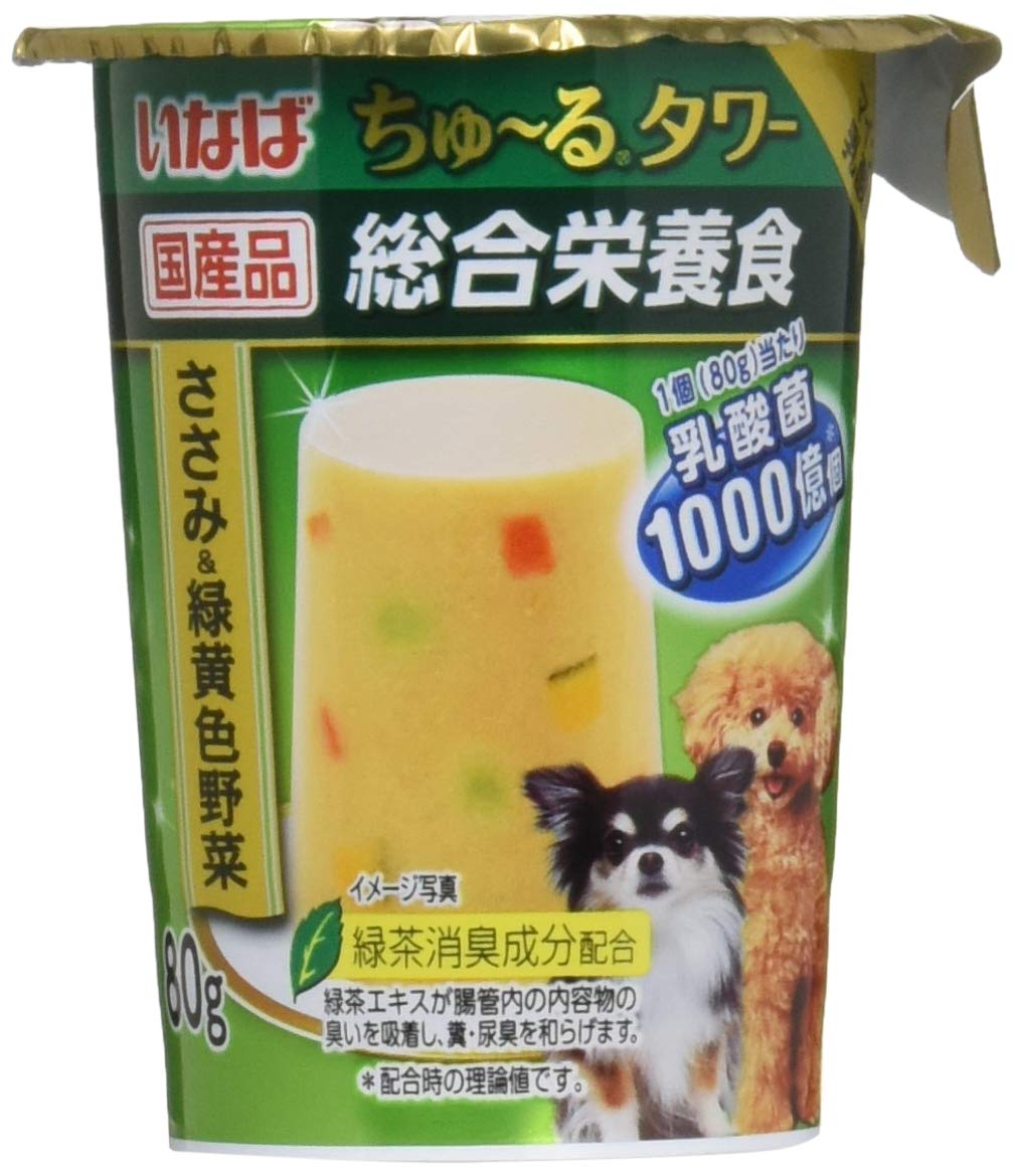 Amazon.co.jp: いなば ドッグフード ちゅ~るタワー 総合栄養食 ささみ